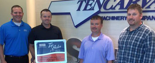 Southern Sales Company Awarded Crane Pumps Top Sales Award